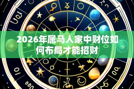 2026年属马人家中财位如何布局才能招财