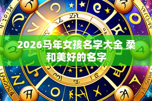 2026马年女孩名字大全 柔和美好的名字