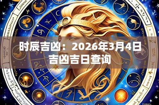 时辰吉凶：2026年3月4日吉凶吉日查询