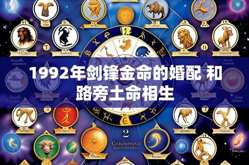 1992年剑锋金命的婚配 和路旁土命相生