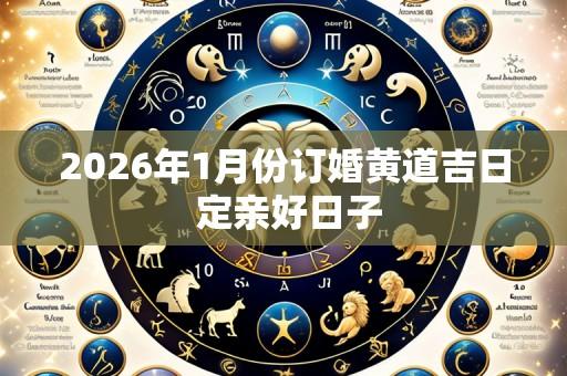 2026年1月份订婚黄道吉日 定亲好日子