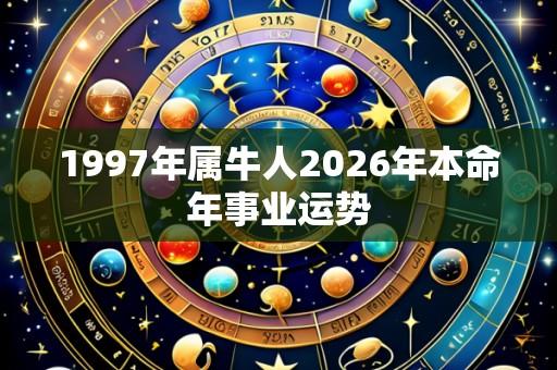 1997年属牛人2026年本命年事业运势