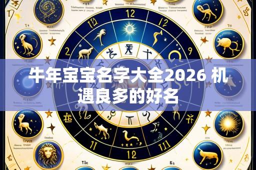 牛年宝宝名字大全2026 机遇良多的好名