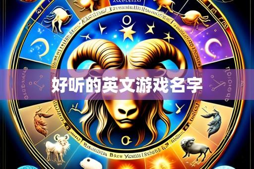 好听的英文游戏名字