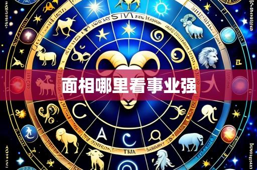 面相哪里看事业强