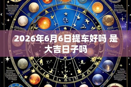 2026年6月6日提车好吗 是大吉日子吗