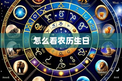 怎么看农历生日