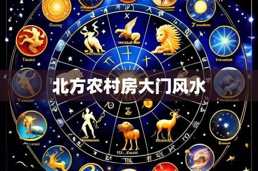北方农村房大门风水