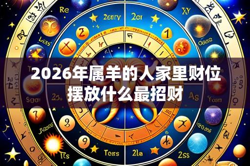 2026年属羊的人家里财位摆放什么最招财