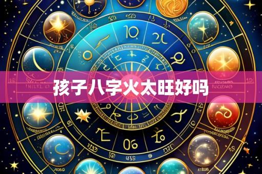 孩子八字火太旺好吗