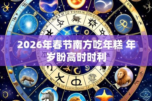 2026年春节南方吃年糕 年岁盼高时时利