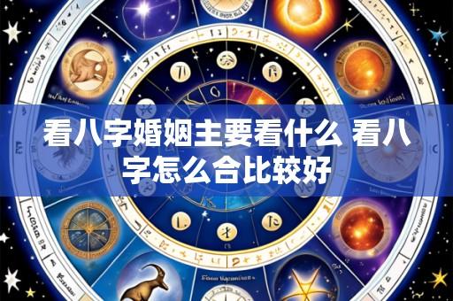 看八字婚姻主要看什么 看八字怎么合比较好
