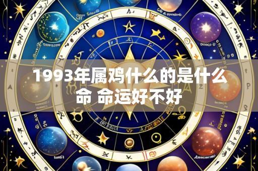 1993年属鸡什么的是什么命 命运好不好