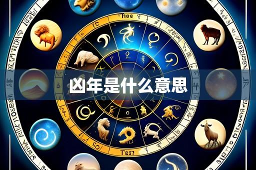 凶年是什么意思