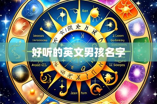 好听的英文男孩名字
