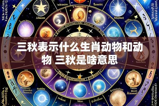 三秋表示什么生肖动物和动物 三秋是啥意思