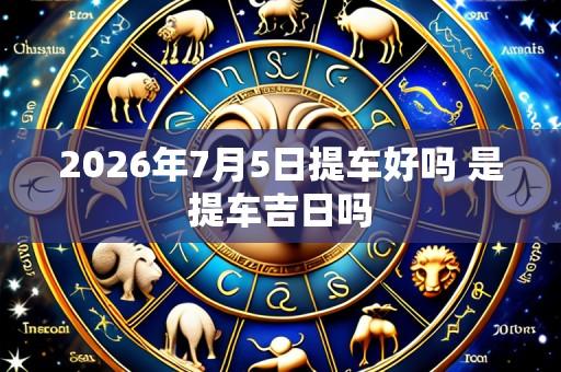 2026年7月5日提车好吗 是提车吉日吗