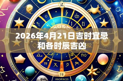 2026年4月21日吉时宜忌和各时辰吉凶