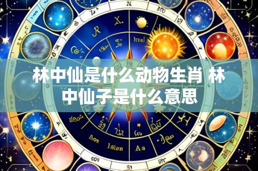 林中仙是什么动物生肖 林中仙子是什么意思
