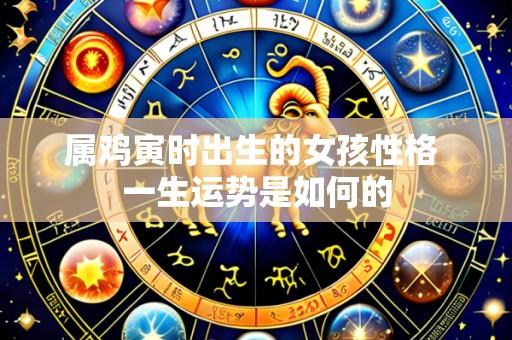 属鸡寅时出生的女孩性格 一生运势是如何的