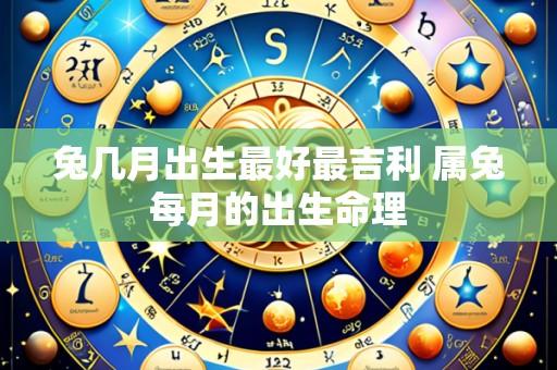 兔几月出生最好最吉利 属兔每月的出生命理