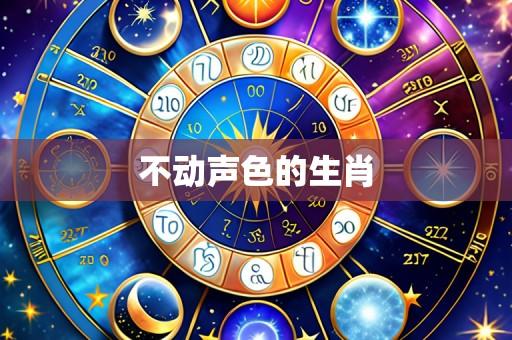 不动声色的生肖