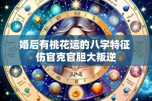 婚后有桃花运的八字特征 伤官克官胆大叛逆