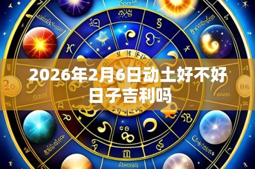 2026年2月6日动土好不好 日子吉利吗