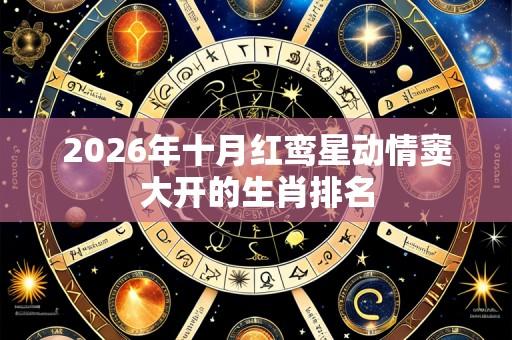 2026年十月红鸾星动情窦大开的生肖排名