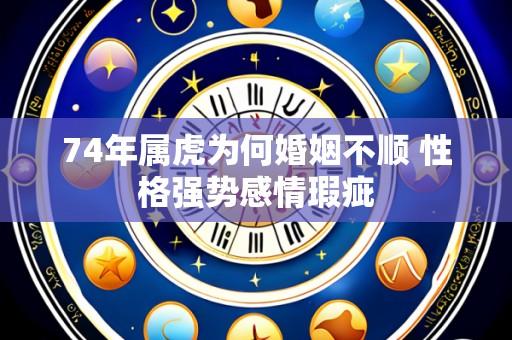 74年属虎为何婚姻不顺 性格强势感情瑕疵