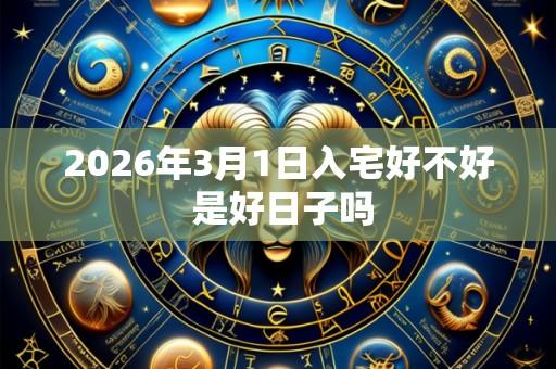 2026年3月1日入宅好不好 是好日子吗