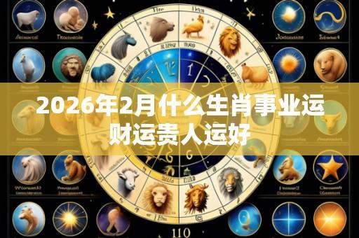 2026年2月什么生肖事业运财运贵人运好