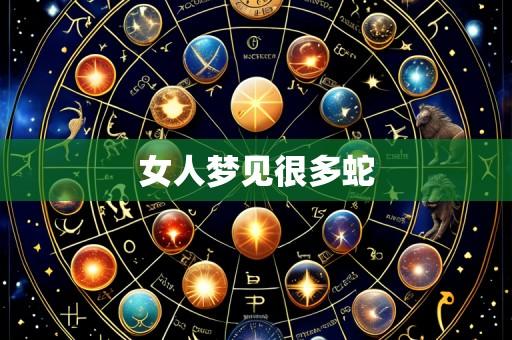 女人梦见很多蛇