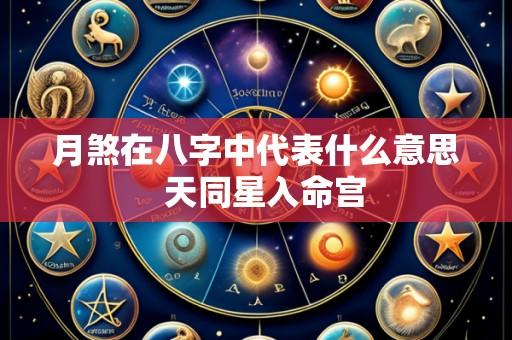 月煞在八字中代表什么意思 天同星入命宫