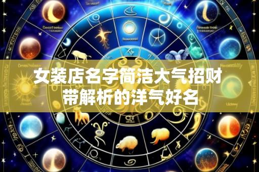 女装店名字简洁大气招财 带解析的洋气好名