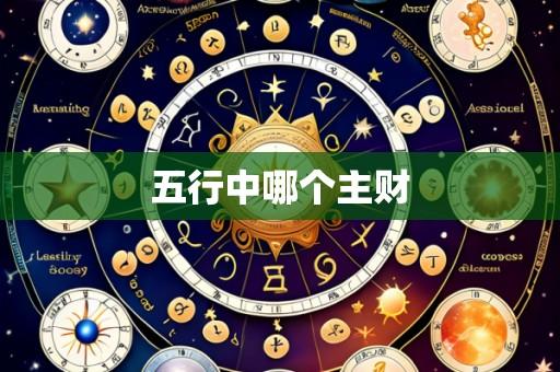 五行中哪个主财