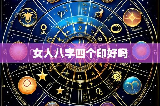 女人八字四个印好吗