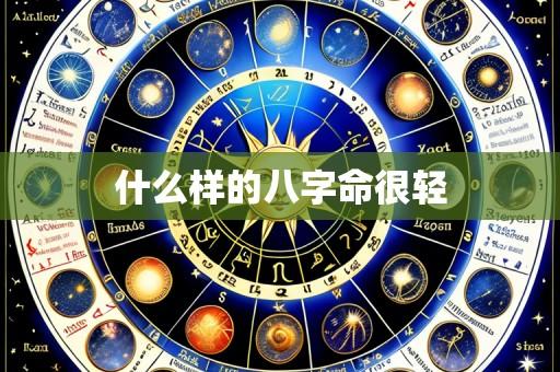 什么样的八字命很轻