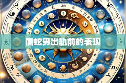 属蛇男出轨前的表现