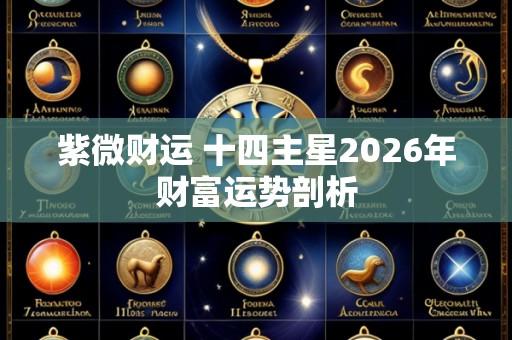 紫微财运 十四主星2026年财富运势剖析