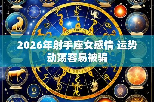 2026年射手座女感情 运势动荡容易被骗