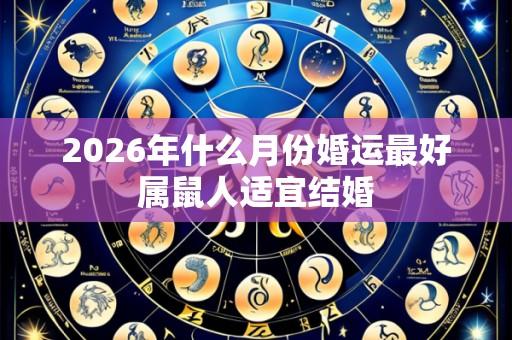 2026年什么月份婚运最好属鼠人适宜结婚