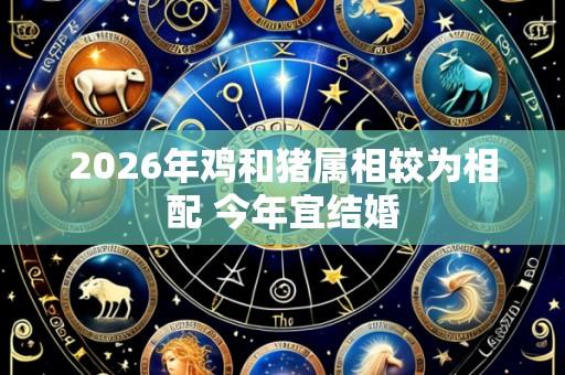 2026年鸡和猪属相较为相配 今年宜结婚