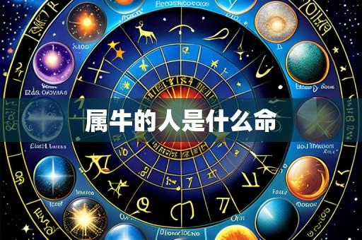 属牛的人是什么命