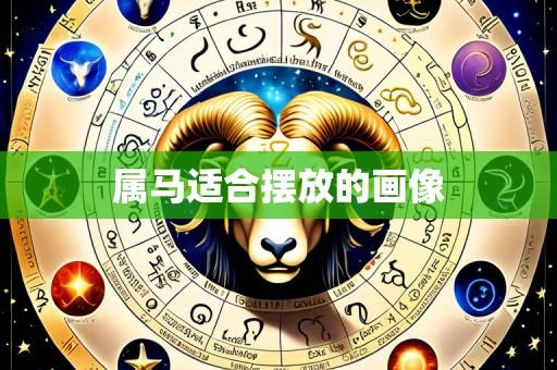 属马适合摆放的画像