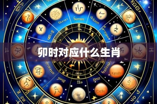 卯时对应什么生肖
