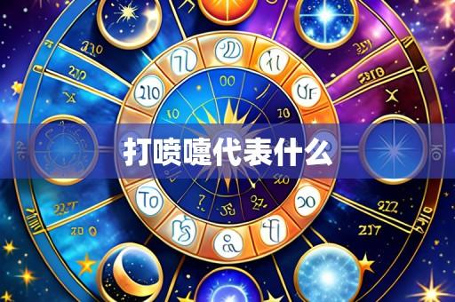 打喷嚏代表什么