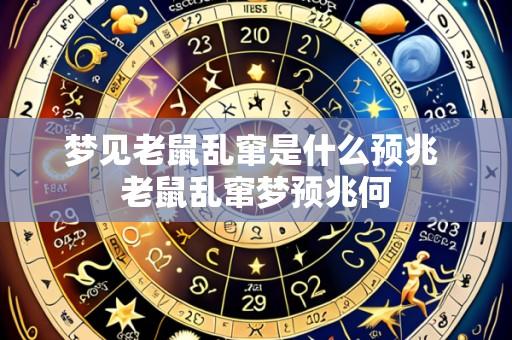 梦见老鼠乱窜是什么预兆 老鼠乱窜梦预兆何