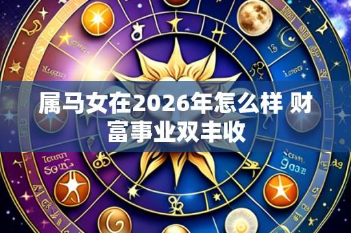 属马女在2026年怎么样 财富事业双丰收