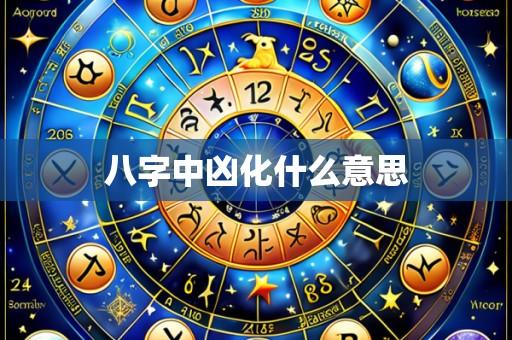 八字中凶化什么意思